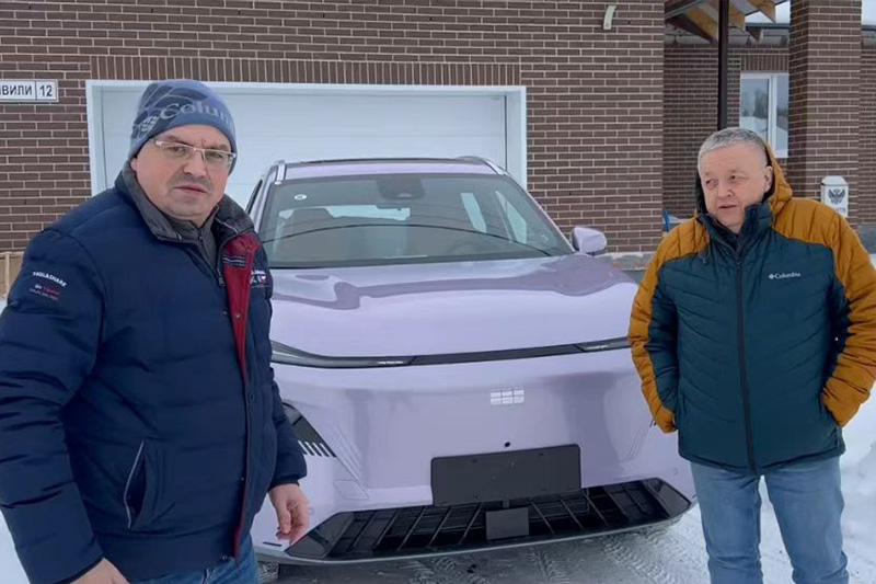 The new electric vehicle was delivered to our buyer!